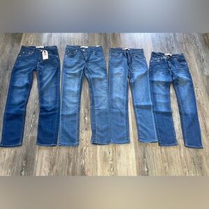 Levi's 510 teens/size 16 Straight Leg Jeans in Blue Denim x4